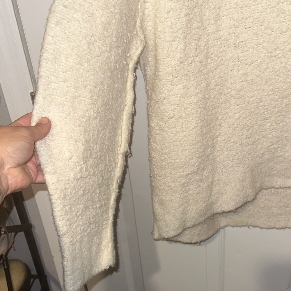 Free People Cozy Cream Turtleneck Sweater - Picture 2 of 10